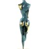 Martin Klein Limited Female Silhouette - Abstract Bronze Sculpture - Signed Contemporary Art