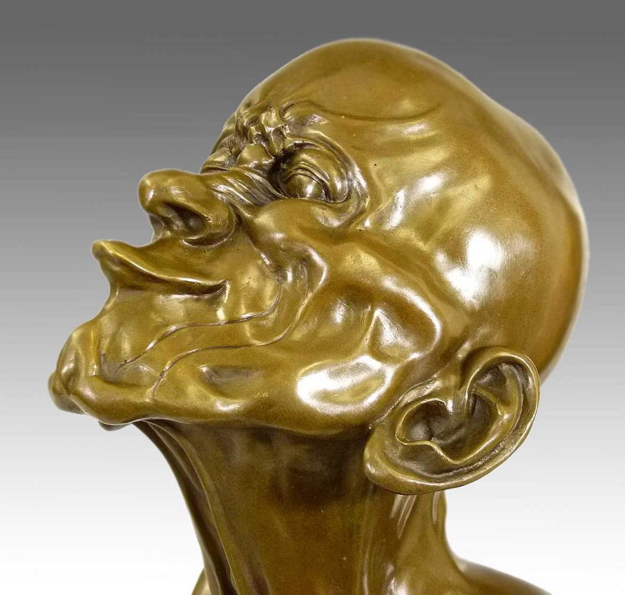 Franz Xaver Messerschmidt Modern Art Bronze- Character Head, After Franz Xaver Messerschmidt Contemporary Art