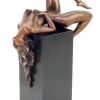 Martin Klein Erotic Bronze Figurine - Reclining Female Nude By Martin Klein Erotic Nudes - Vienna Bronze