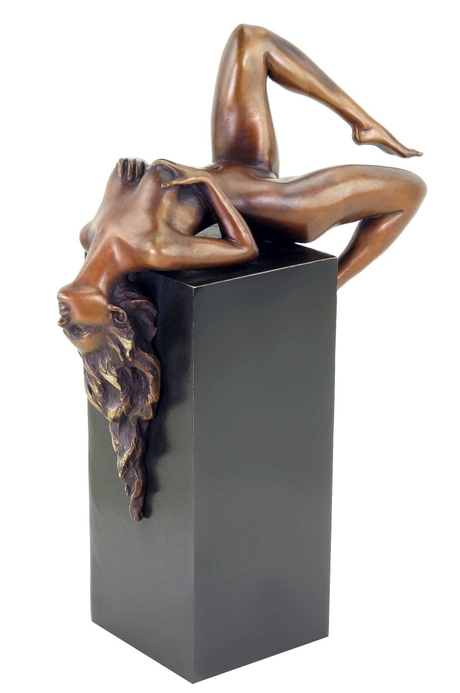 Martin Klein Erotic Bronze Figurine - Reclining Female Nude By Martin Klein Erotic Nudes - Vienna Bronze