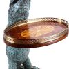 Alfred Stevens Exclusive Art Deco Crocodile Table - A. Stevens - Whiskey Table - Whiskey Bar For Sale Art Deco Figurines