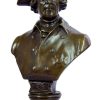 Kunst & Ambiente Frederick Ii. The Great Bronze Bust Statue - Signed Military Statues