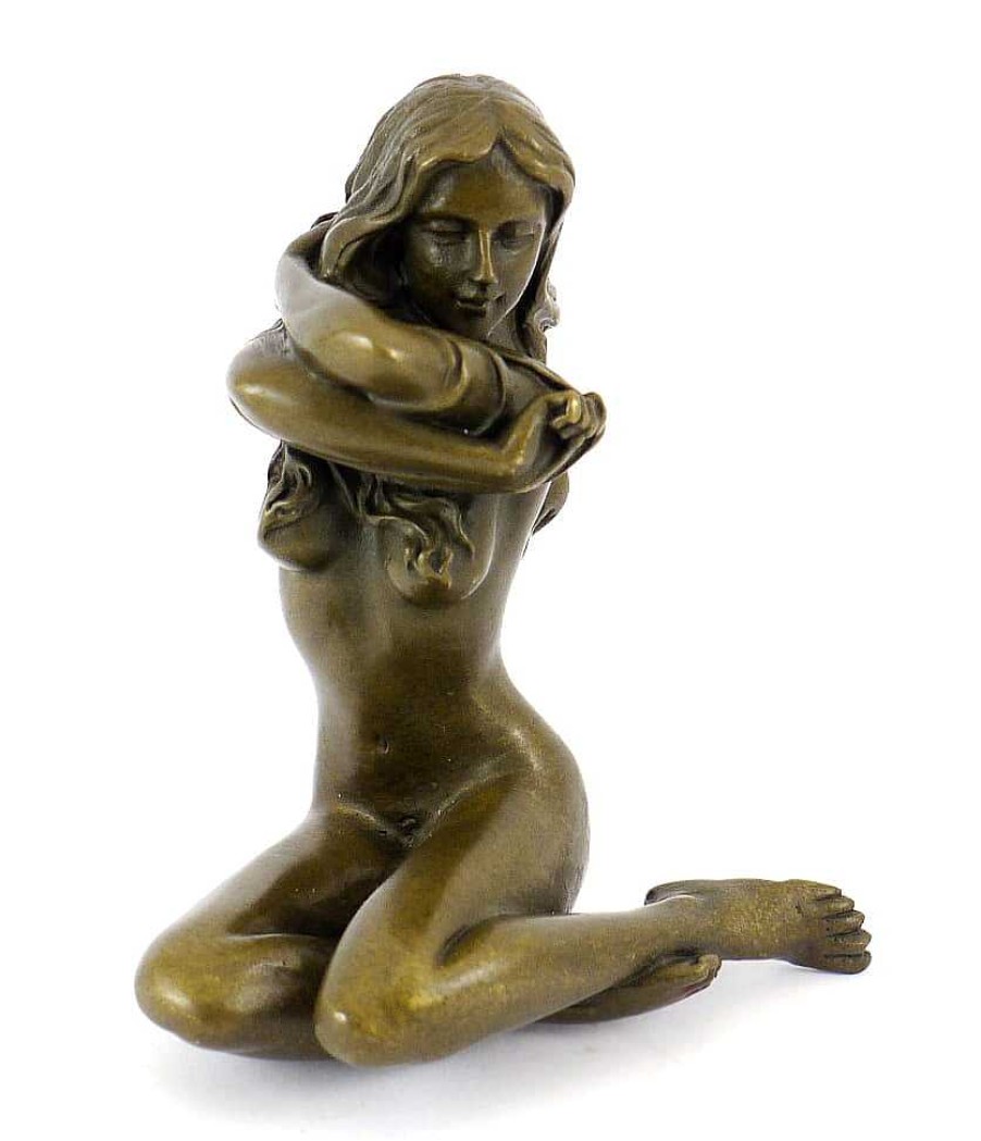 Miguel Fernando Lopez (Milo) Erotic Art / Vienna Bronze Statue - Striptease - Signed By Milo Erotic Nudes - Vienna Bronze