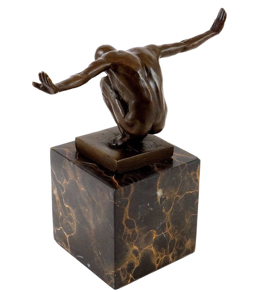 Miguel Fernando Lopez (Milo) Bronze Figure - Mr. Universe - Signed - Milo Contemporary Art