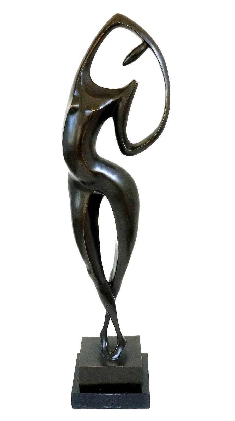 Miguel Fernando Lopez (Milo) Contemplation - Abstract Nude - Bronze / Marble - Milo Contemporary Art