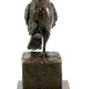 Rembrandt Bugatti Bronze Sculpture On Marble - Proud Bird - Rembrandt Bugatti Animal Sculptures