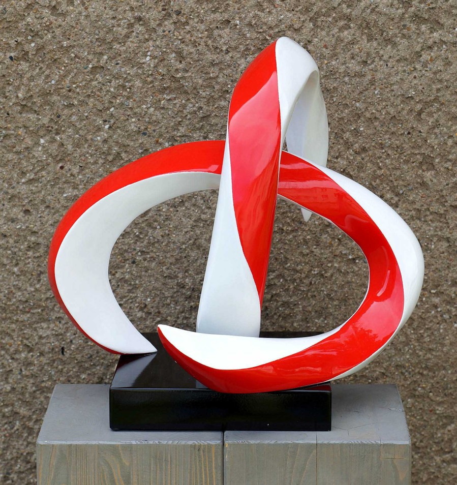 Martin Klein Abstract Art - Crossed Bands - Martin Klein - Fibreglass Figure Contemporary Art