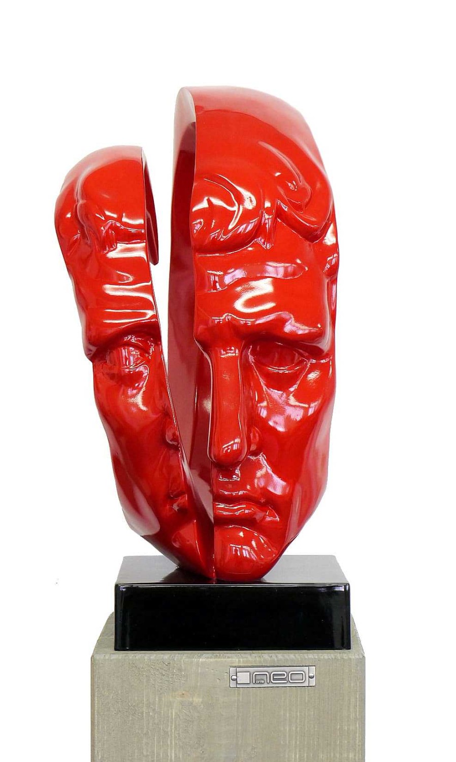 Kunst & Ambiente Modern Art Fibreglass Figure "Jekyll And Hyde" Contemporary Art