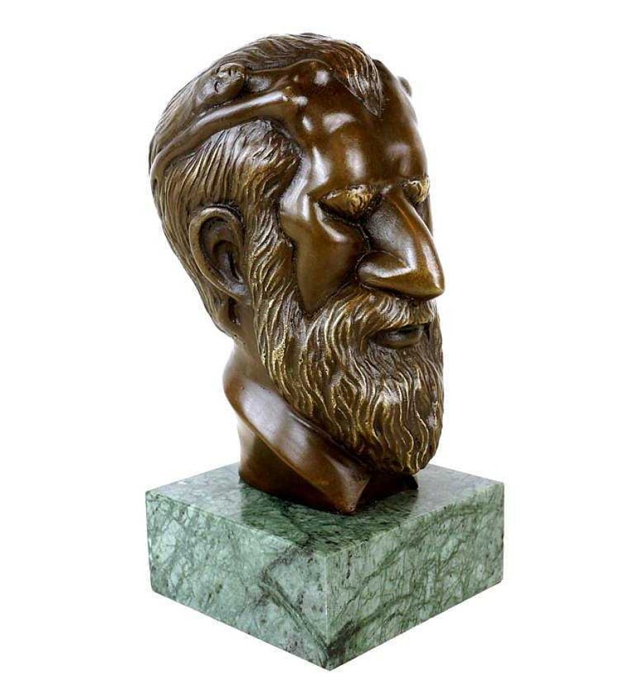 Kunst & Ambiente Sigmund Freud Bust - What'S On Man'S Mind - Erotic Nude - Erotic Bust Contemporary Art