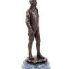 Kunst & Ambiente Pilot - First World War Aircraft Statue - Bronze Figurine - Militaria Military Statues