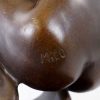 Miguel Fernando Lopez (Milo) Erotic Nude Bronze Figurine - The Squatting Woman - Sign. Milo Erotic Nudes - Vienna Bronze