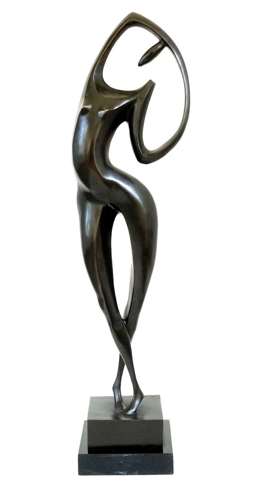 Miguel Fernando Lopez (Milo) Contemplation - Abstract Nude - Bronze / Marble - Milo Garden Statues