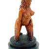 Kunst & Ambiente Erotic Girl Jules - Signed J. Patoue - Sexy Bronze Nude On Marble Base Erotic Nudes - Vienna Bronze