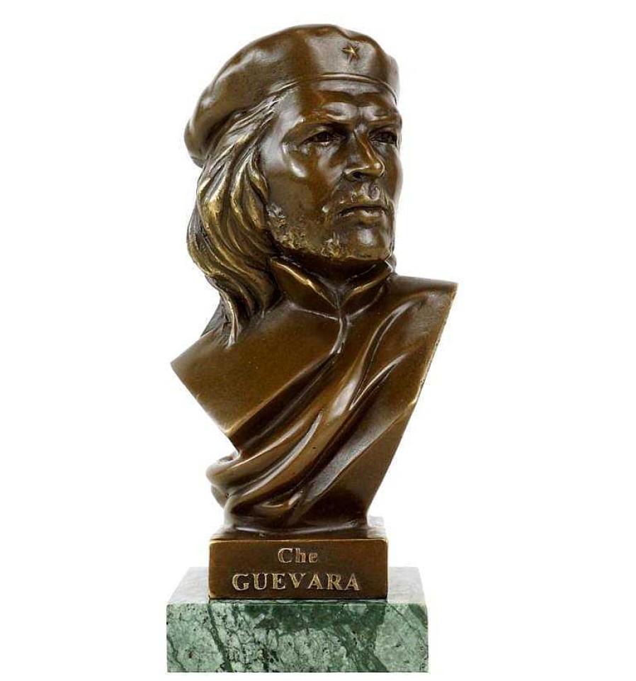 Kunst & Ambiente Che Guevara Bronze Bust - Revolutionary - Signed New Products