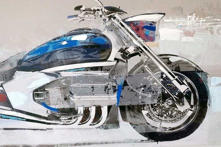 Martin Klein Modern Art Harley - Acrylic Painting - Martin Klein Acrylic Painting