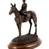 Miguel Fernando Lopez (Milo) Bronze Figure - Jockey / Bronze Horse - Sign. Milo Sports Trophies