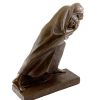 Ernst Barlach Bronze Sculpture - The Refugee (1920) - Ernst Barlach Contemporary Art