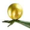 Martin Klein Sensual Female Nude With Golden Ball - Limited Bronze Statue New Products