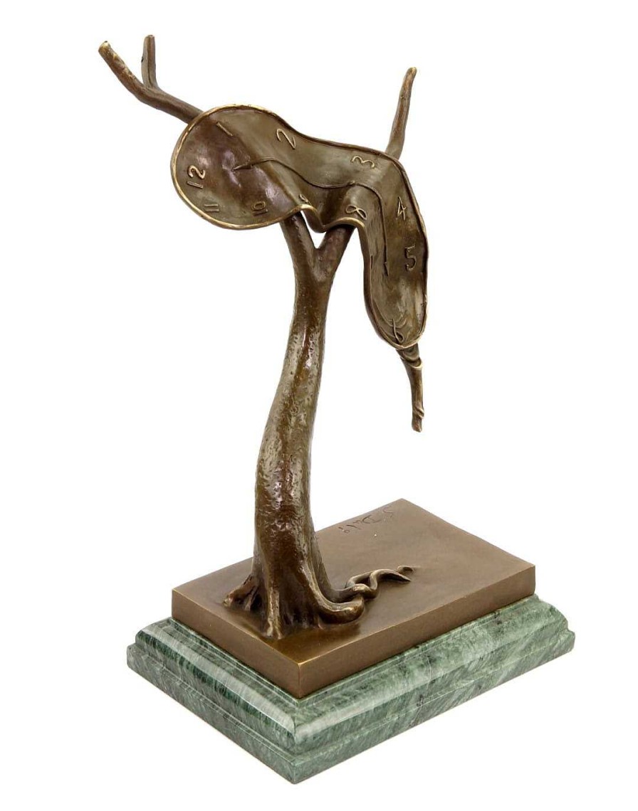 Salvador Dalí Profile Of Time (1977) - Limited Bronze Sculpture - Salvador Dali Contemporary Art