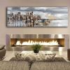 Martin Klein Acrylic Painting - Skyline Of Manhattan Ii / New York - M. Klein Oil Painting