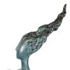 Martin Klein Limited Bronze Nude With Dove - Big Garden Sculpture - Martin Klein Contemporary Art