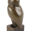 Kunst & Ambiente Animal Sculpture - Owl - Sign. Francois Pompon - Real Bronze Contemporary Art