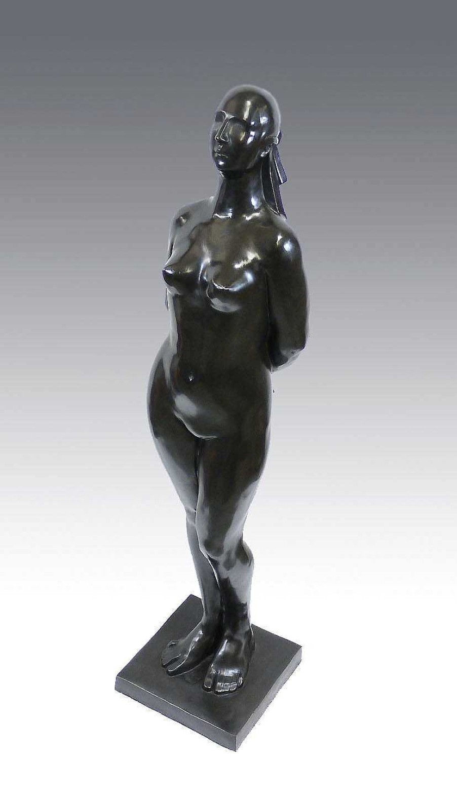 Gaston Lachaise Modern Art Sculpture - Standing Female Nude - After G. Lachaise Contemporary Art