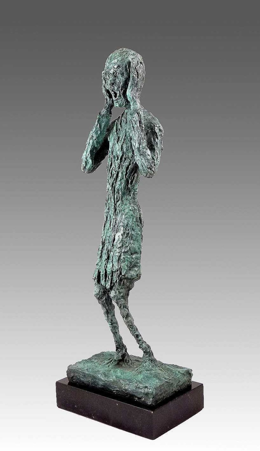 Edvard Munch Hommage To Edvard Munch - The Scream - Casted In Bronze Contemporary Art