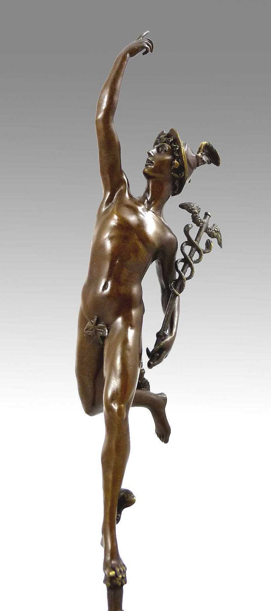 Kunst & Ambiente Hermes Bronze Statue - Giambologna- Greek Mythology Greek Statues