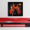 Martin Klein Abstract Acrylic Painting - In Company - Martin Klein Oil Painting