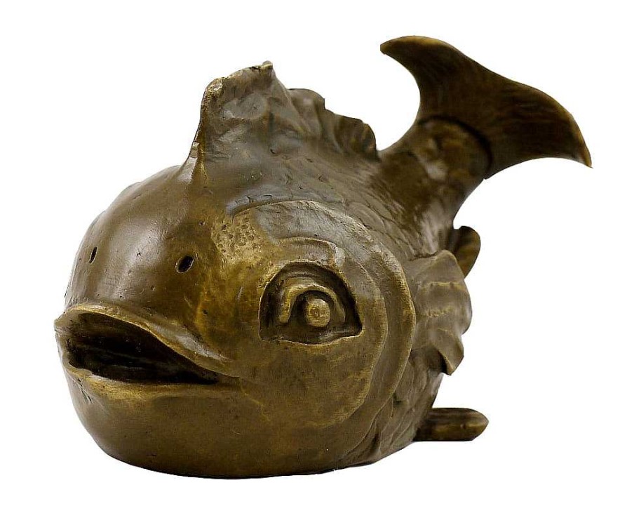 Miguel Fernando Lopez (Milo) Bronze Art - Cute Globefish - Koi, Signed Milo Contemporary Art