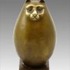 Fernando Botero Modern Art Bronze Statue - Fat Cat - Signed Fernando Botero Contemporary Art