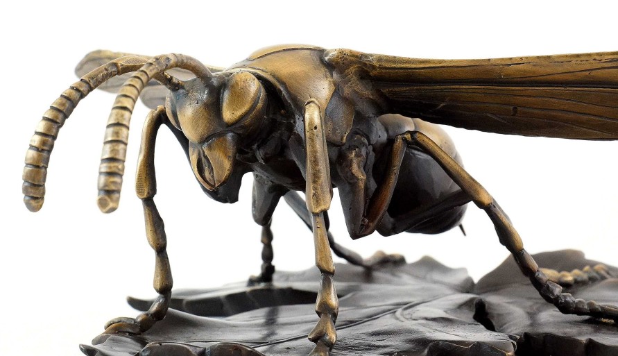 Miguel Fernando Lopez (Milo) Contemporary Animal Sculpture - Wasp / Bee / Hornet - Sign. Milo Animal Sculptures