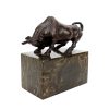 Antoine-Louis Barye Bronze Bull Figurine - Signed Barye - Animal Sculpture Animal Sculptures