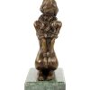 Kunst & Ambiente Bondage Statue - Erotic Girl Dakota - Bronze Nude - J. Patoue Erotic Nudes - Vienna Bronze