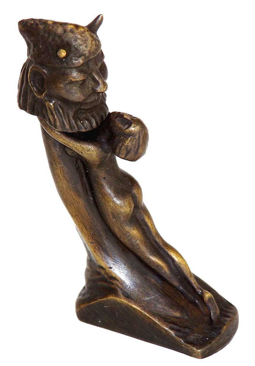 Kunst & Ambiente Erotic Vienna Bronze, Lady Clutch Phallus, Sig. By Dupre, 2-Part Erotic Nudes - Vienna Bronze