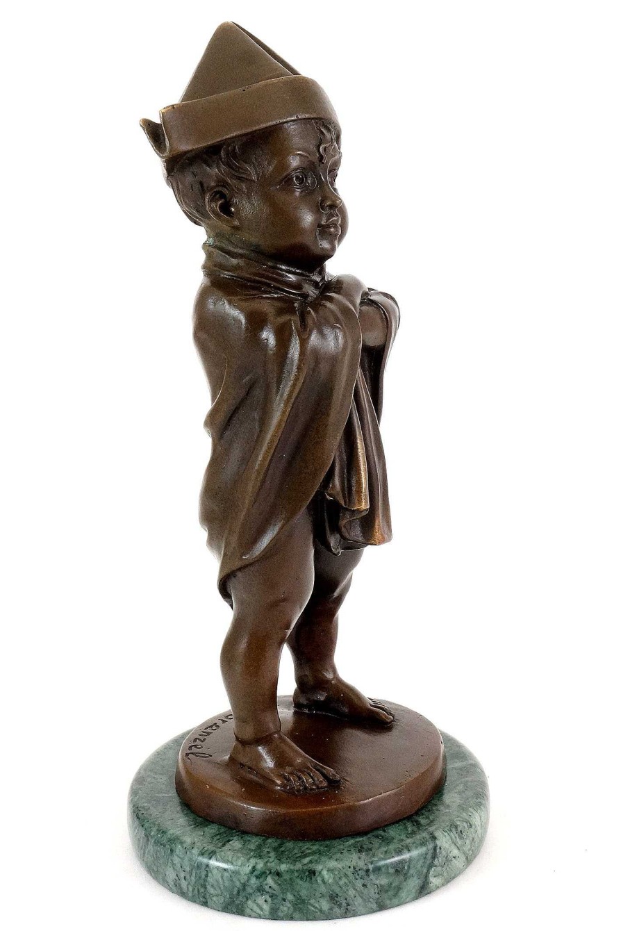 Josef Lorenzl Art Nouveau Bronze - Rascal - Child Bronze - Sign. Lorenzl Art Nouveau Statues