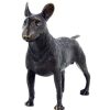 Miguel Fernando Lopez (Milo) Animal Figurine - Bull Terrier - Dog Statue - Milo - Bronze Miniature Animal Sculptures