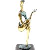 Kunst & Ambiente Abstract Bronze Nude - The Sitting One Ii - Signed M. Nick Contemporary Art