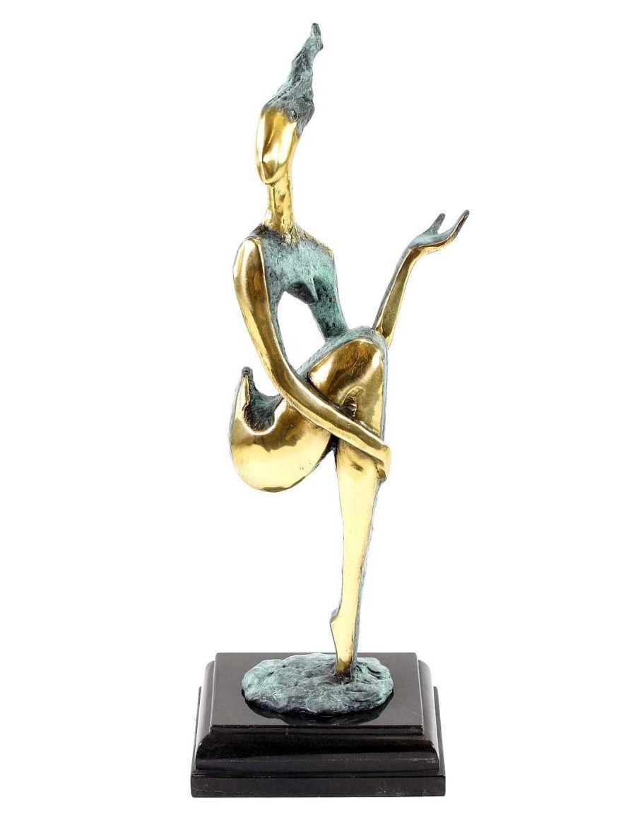 Kunst & Ambiente Abstract Bronze Nude - The Sitting One Ii - Signed M. Nick Contemporary Art