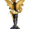 Auguste Moreau Cupid God Of Love - Angel Figurine - Sign. Moreau Greek Statues