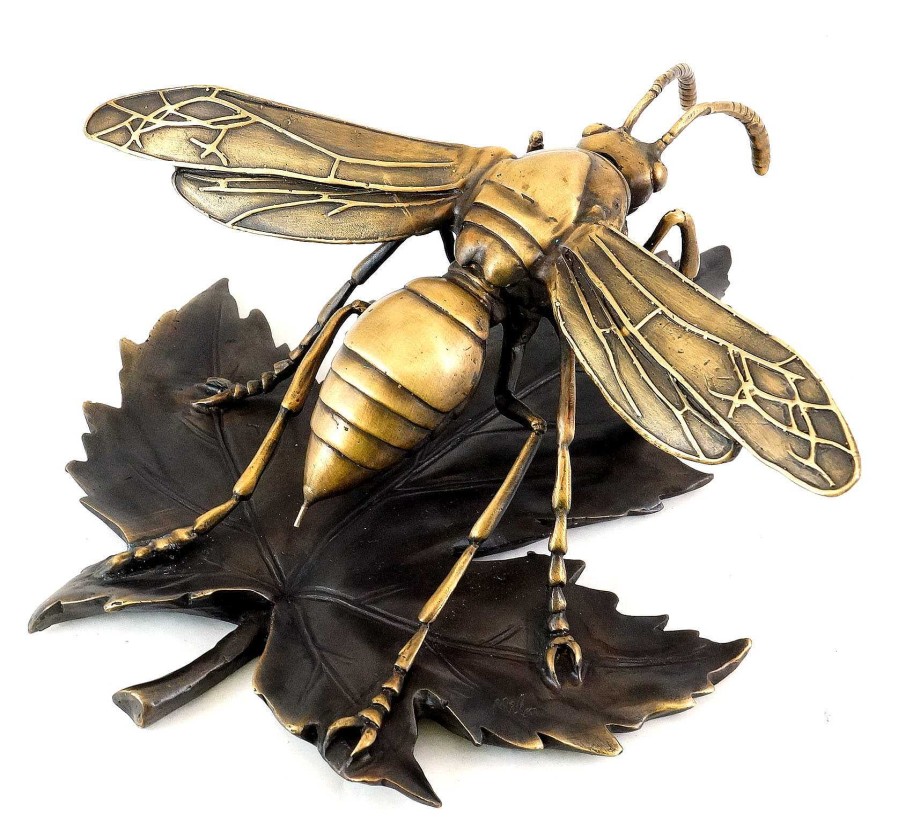 Miguel Fernando Lopez (Milo) Contemporary Animal Sculpture - Wasp / Bee / Hornet - Sign. Milo Animal Sculptures