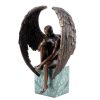 Kunst & Ambiente Angel Nude Figurine - Contemporary Bronze Male Nude - Erotic Angel Erotic Nudes - Vienna Bronze