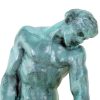 Auguste Rodin Modern Art Male Bronze - Adam - Signed Auguste Rodin Contemporary Art