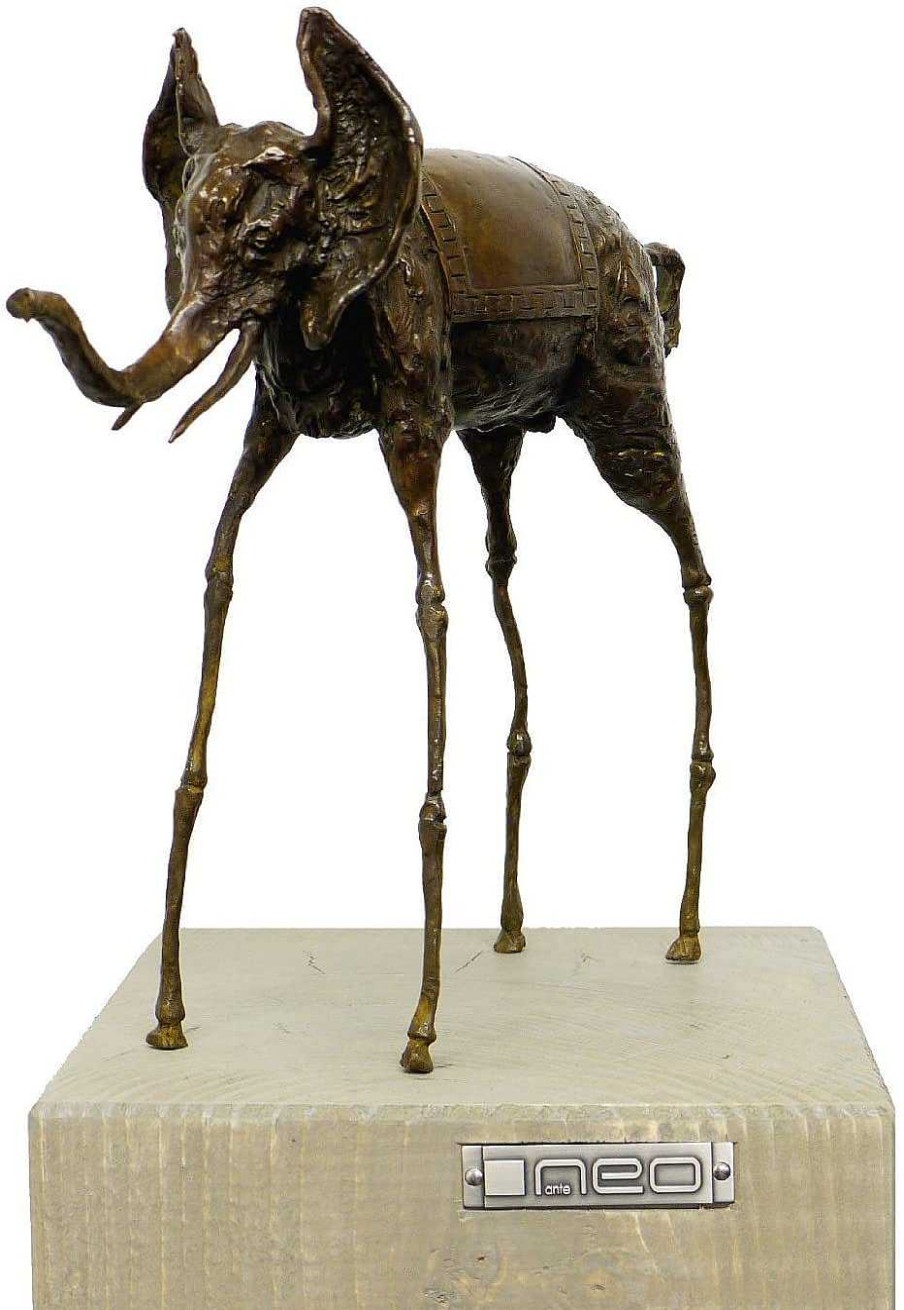 Salvador Dalí Surreal Modern Art Bronze Sculpture - Space Elephant - Salvador Dali Contemporary Art