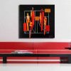 Martin Klein Abstract Acrylic Painting - In Company - Martin Klein Acrylic Painting