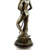 Kunst & Ambiente Mythology Bronze Statue - Donatello'S David - Signed Donatello Greek Statues