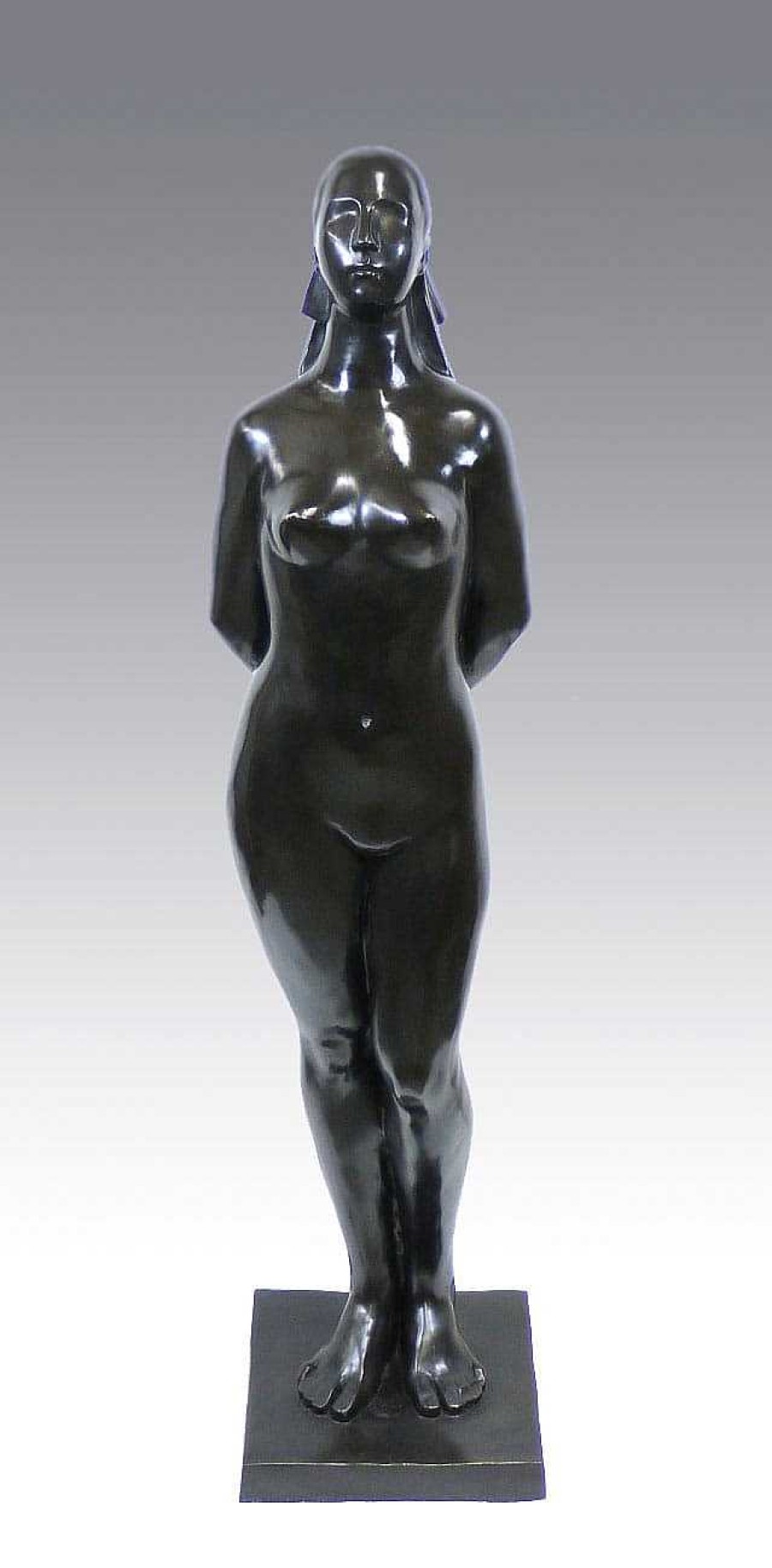 Gaston Lachaise Modern Art Sculpture - Standing Female Nude - After G. Lachaise Garden Statues