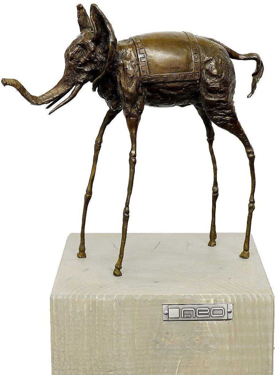 Salvador Dalí Surreal Modern Art Bronze Sculpture - Space Elephant - Salvador Dali Contemporary Art