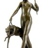 Edward McCartan Bronze Sculpture - Diana And Hound - Sign. Edward Mccartan Contemporary Art